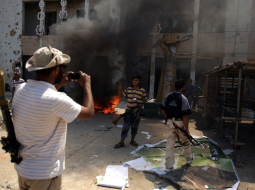Lībijas sievietes līksmo. Foto: AFP/LETA