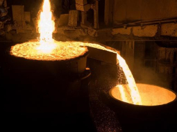 Ražošana ''Liepājas metalurgā''. Foto: Gatis Rozenfelds, F64