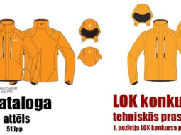 Attēla kolāžā no portāla TVNet.lv redzams, ka LOK konkursā uzvarējušās firmas dizains ir gandrīz identisks somu firmas katalogā redzamajiem tērpiem.