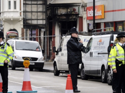 Policisti Londonas ielās. Foto: AFP/LETA