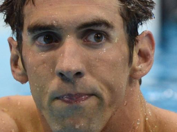 ASV peldētājs Maikls Felpss. Foto: AFP/LETA