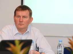 Jaunā sabiedriskā elektroniskā medija izveides koncepcijas detalizācijas izstrādes projekta vadītājs Gints Miķelsons. Foto: Evija Trifanova, LETA