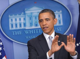 Baraks Obama - pirmais tumšādainais ASV prezidents - ir sašutis par AT pieņemto lēmumu. Foto: AFP/LETA