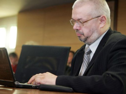 Latvijas Žurnālistu savienības vadītājs Juris Paiders. Autors - Edijs Pālēns, LETA