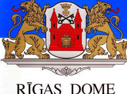 Rīgas ģerbonis. Foto: Edijs Pālens, LETA