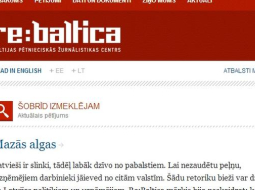 Ekrānšāviņš no portāla "Re:Baltica".