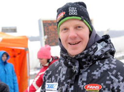 Kamaniņu braucējs Mārtiņš Rubenis "Viesmann" Pasaules kausa 4.posma sacensībās Siguldā. Foto: Evija Trifanova, LETA