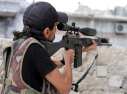 Sīrijas valdības spēku kareivis. Foto: AFP/LETA