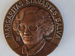 Margaritas Stārastes medaļa. Publicitātes foto