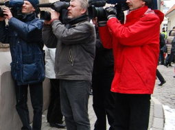 TV operatori. Foto: Emīls Desjatņikovs, F64