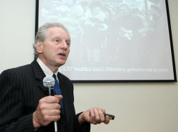 Bijušais Latvijas Tautas frontes priekšsēdētājs priekšsēdētājs Dainis Īvāns. Foto: Ieva Čīka, LETA