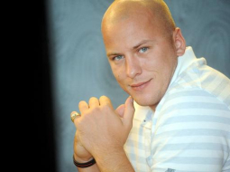 Atēnu olimpisko spēļu sudraba medaļas ieguvējs šķēpmešanā Vadims Vasiļevskis. Foto: Lita Krone, LETA