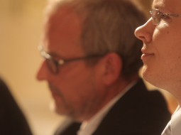 Roberts Z;ike (no kreisās) un Raivis Dzintars. Foto: Jānis Saliņš, F64