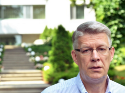 Valdis Zatlers vēl bijušajā Jūrmalas rezidencē. Foto: Andrejs Terentjevs, F64