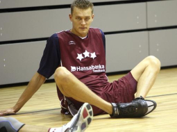 Basketbolists Andris Biedriņš. Foto: Lauris Nagliņš, LETA