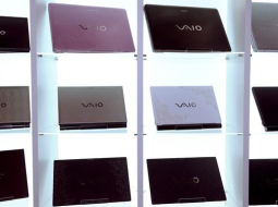 "Sony" jaunākā leptopa modelis "Vaio". Foto: AFP/LETA