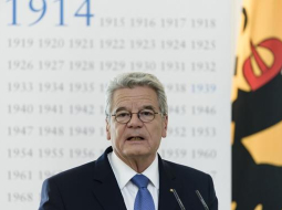 Vācijas prezidents Joahims Gauks. Foto: AFP/LETA