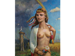 Aleksandra Lagimova glezna "Baltija". Foto no galerijas mājas lapas