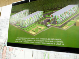 Imantas sociālo māju projekts. Foto: Edijs Pālens, LETA