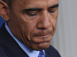 ASV prezidents Baraks Obama preses konferencē, sniedzot paziņojumu par situāciju Irākā. Foto: AFP/LETA