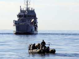 Jūras spēku karavīri mācībās. Foto nav no rakstā pieminētām mācībām. Foto: Evija Trifanova, LETA