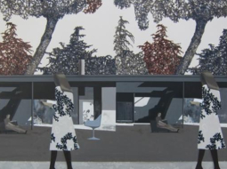 Ievas Iltneres darbs no izstādes "Ne vien, bet arī". Attēls no galerijas mājas lapas