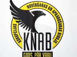 KNAB logo. Foto: Edijs Pālens, LETA