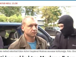 Nolaupītais Igaunijas drošībnieks Estons Kohvers. Foto no "Postimees.ee"