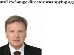 Jurija Zaiceva portrets avīzē "The Washington Post".
