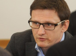 Jurģis Liepnieks tā saucamās digitālgeitas lietas iztiesāšanā tiesā. Foto: Ieva Lūka, LETA