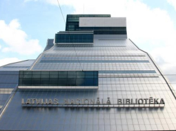 Latvijas Nacionālās bibliotēkas fasāde. Foto: Zilgma Kukle, LETA