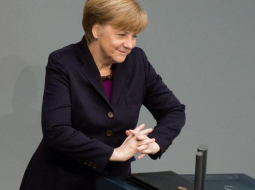 Vācijas kanclere Angela Merkele. Foto: AFP/LETA