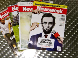 Žurnāla "Newsweek" numuri. Foto: AFP/LETA