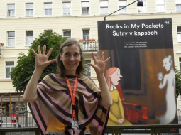 Signe Baumane Karlovi Varos. Publicitātes foto