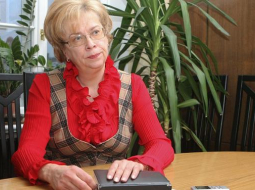 Rīgas apgabaltiesas vadītāja Sandra Strence. Foto: Ivo Blūms, F64