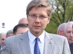 Nils Ušakovs 9.maijā. Foto: Evija Trifanova, LETA