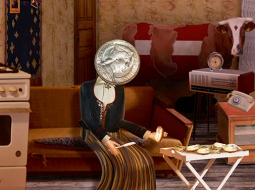 Publicistisko vienmuļību filmas veidotāji atspirdzinājuši ar jancīgu animāciju draiskas mūzikas pavadījumā.