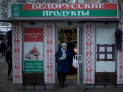 Baltkrievijas preču veikals. Foto: ITAR-TASS/LETA