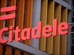 Bankas "Citadele"logo. Foto: Ieva Lūka, LETA
