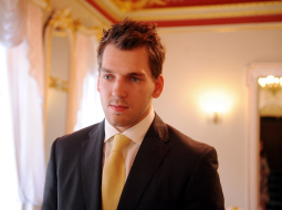 Zemgus Girgensons pieņemšanā Saeimā. Foto: Edijs Pālens, LETA
