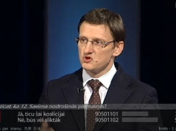 Jurģis Liepnieks LTV raidījumā "Sastrēgumstunda".