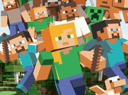 Minecraft ir tā dēvētā atvērtās pasaules spēle — lietotājs var brīvi klejot virtuālajā vidē un būvēt jaunas lietas pēc saviem ieskatiem