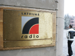 Latvijas Radio logo. Foto: Ieva Čīka, LETA