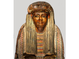 Sarkofāgs. Fragments. Trešais pārejas periods. XXII dinastijas sākums. Vēlais 10. gs. pr. Kr. LNMM kolekcija. Foto Roberts Kaniņš