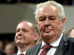 Čehijas prezidents Milošs Zēmans. Foto: EPA/LETA