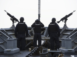 ASV flotes karavīri patruļā. Foto: EPA/LETA
