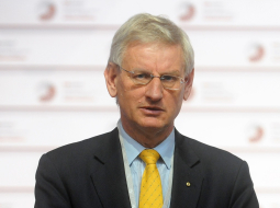 Bijušais Zviedrijas ārlietu ministrs Karls Bilts. Foto: Ieva Lūka, LETA