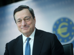 Eiropas Centrālās bankas prezidents Mario Dragi. Foto: Edijs Pālens, LETA