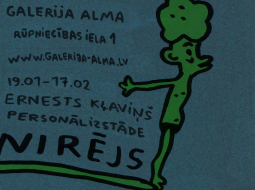 Ernests Kļaviņš. Izstāde “Nirējs” galerijā „Alma” (19.01.–17.02.2015.). Foto: Ernests  Kļaviņš