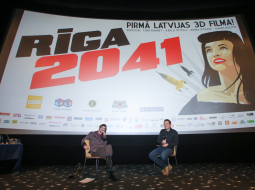 Filmas pirmizrādes laikā pagājušā gada decembrī. Foto Dmitrijs Suļžics, F64